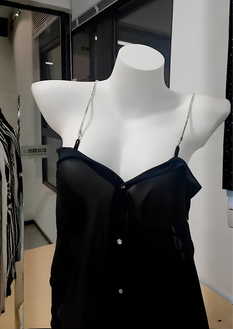 Midnight Elegance Sheer Nighty